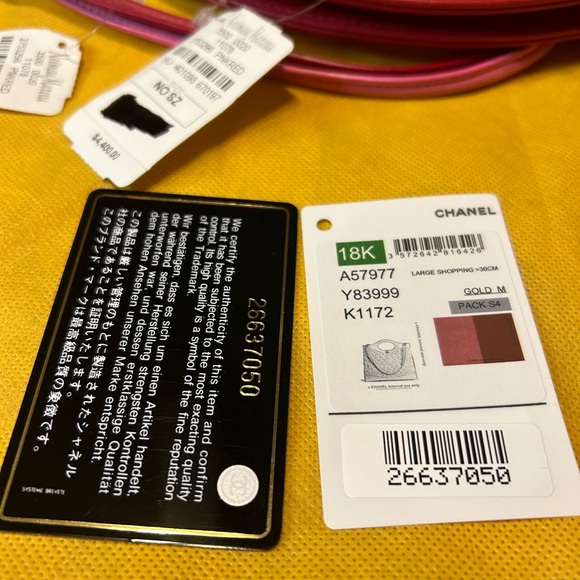 CHANEL Lambskin Quilted Large 31 Hand Bag Pink Light Red Women's Authentic Cert. - Picture 15 of 15